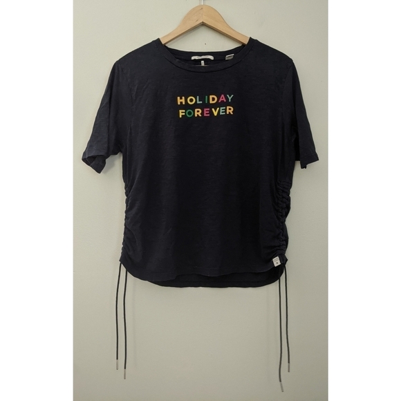 Scotch & Soda Holiday Forever Drawstring Side Top - Picture 2 of 8